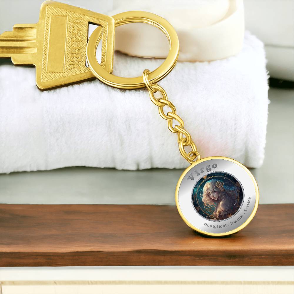 Virgo- Affirmation Keychain - More Than CharmsMore Than Charms