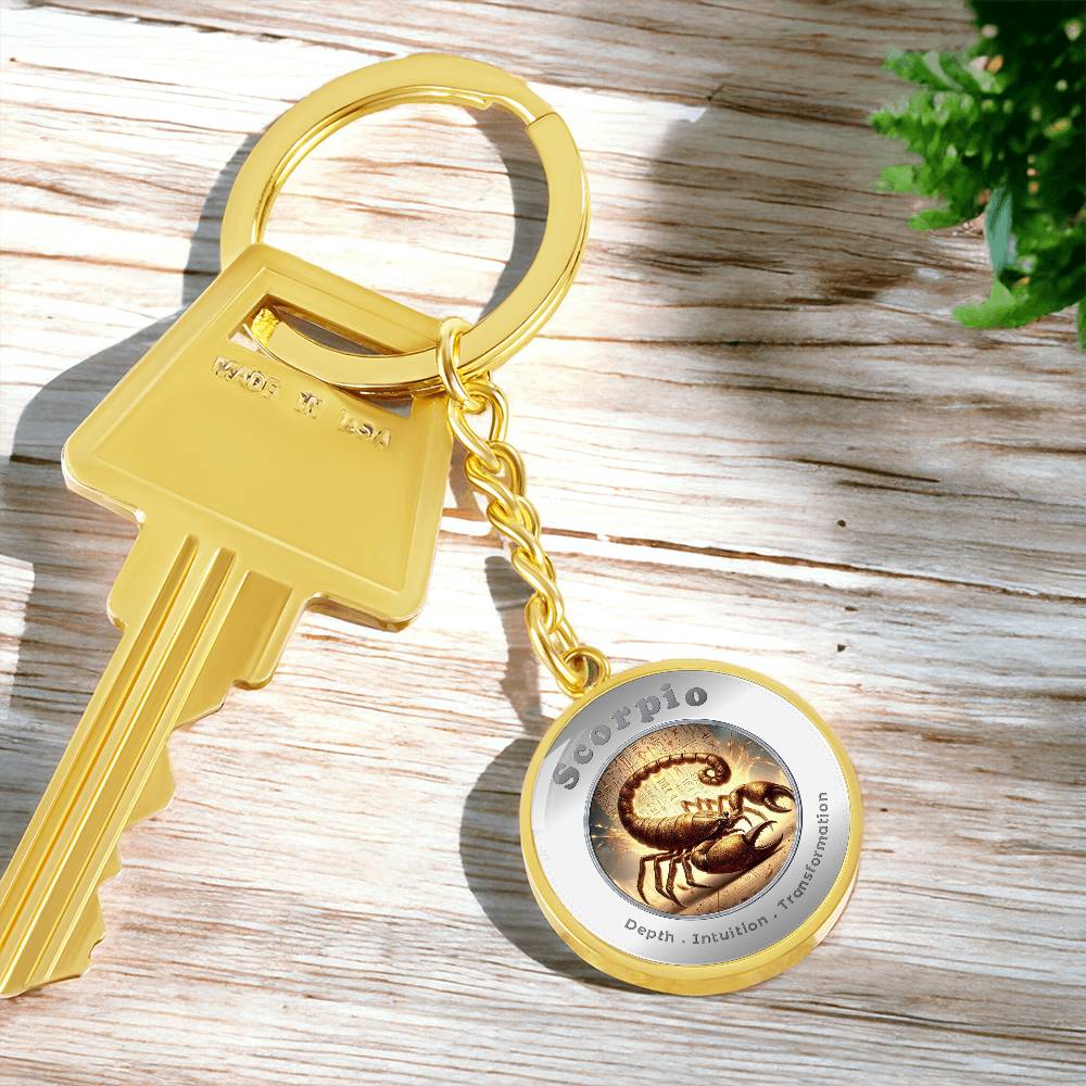 Scorpio - Affirmation Keychain - More Than CharmsMore Than Charms