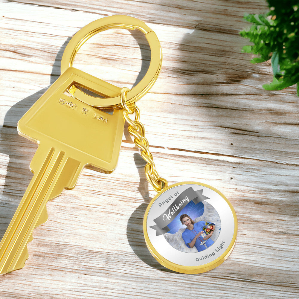 Wellbeing - Guardian Angel Affirmation Keychain - More Than CharmsMore Than Charms