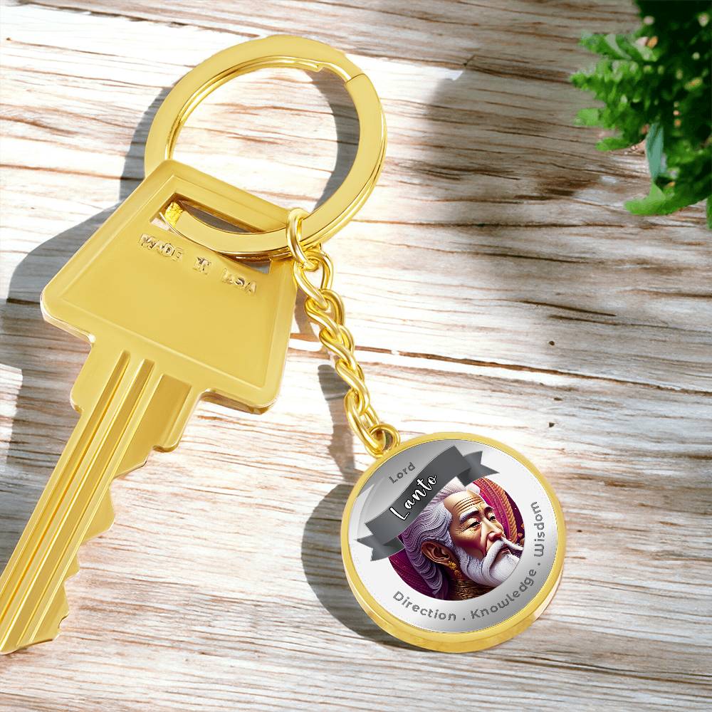 Lord Lanto - Affirmation Keychain For Direction, Knowledge & Wisdom - More Than CharmsMore Than Charms