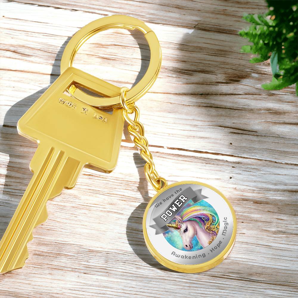 Unicorn Power Animal Affirmation Keychain - More Than CharmsMore Than Charms
