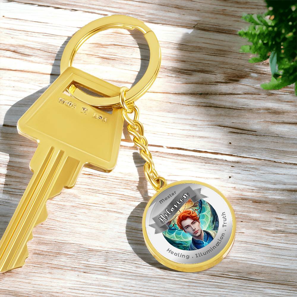 Hilarion - Affirmation Keychain For Healing, Illumination & Truth - More Than CharmsMore Than Charms