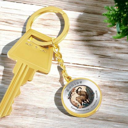 Goat - Chinese Zodiac - Affirmation Keychain - More Than CharmsMore Than Charms