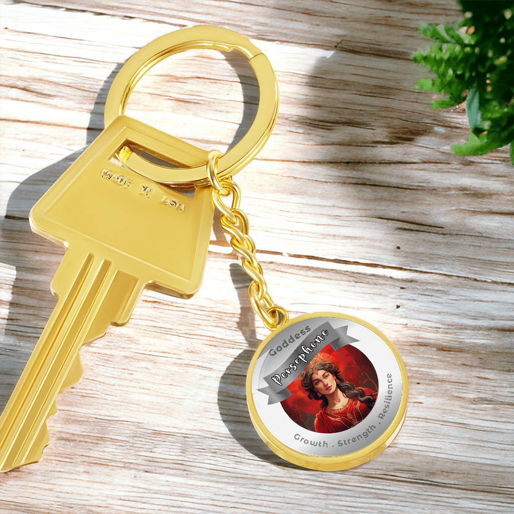 Persephone - Affirmation Keychain for Growth Strength Resilience- More Than CharmsMore Than Charms