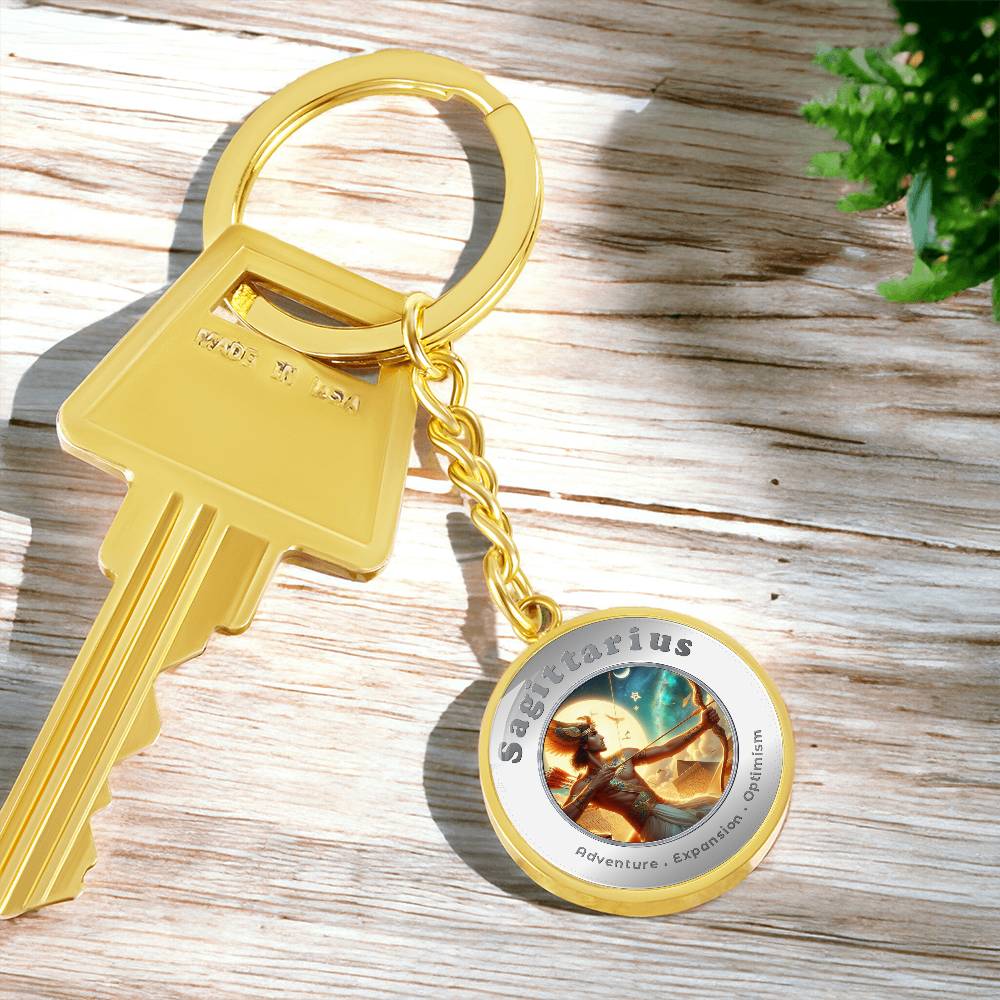 Sagittarius - Affirmation Keychain - More Than CharmsMore Than Charms