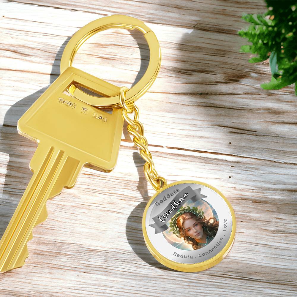 Cliodhna - Affirmation Keychain For.Beauty Connection Love - More Than CharmsMore Than Charms