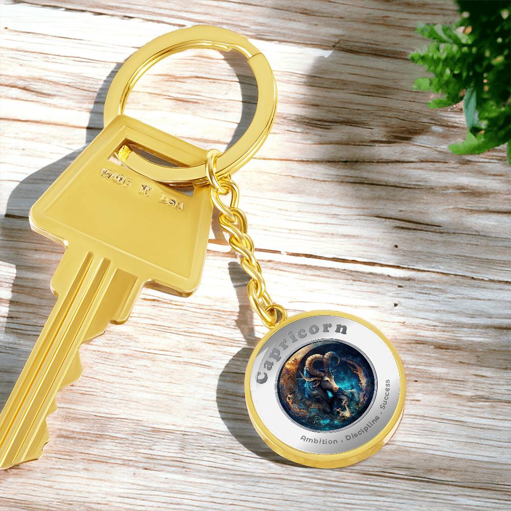 Capricorn - Affirmation Keychain - More Than CharmsMore Than Charms