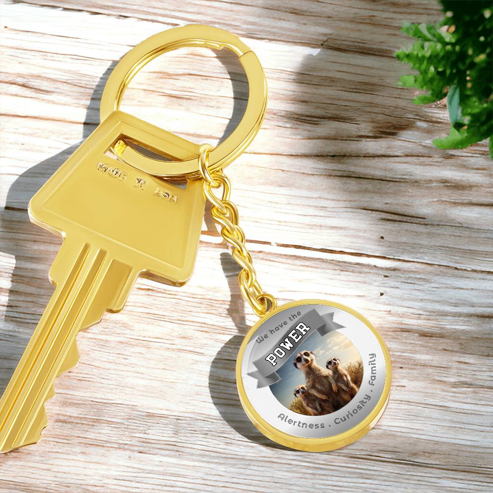 Meercat - Power Animal Affirmation Keychain - More Than CharmsMore Than Charms