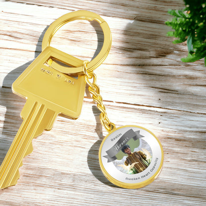 Thrones - Angelic Realm Affirmation Keychain For Awakening Heart Capacity - More Than CharmsMore Than Charms