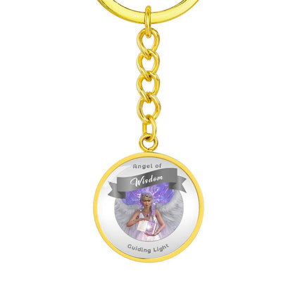 Wisdom - Guardian Angel Affirmation Keychain - More Than CharmsMore Than Charms