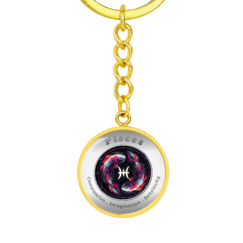 Pisces - Affirmation Keychain - More Than CharmsMore Than Charms