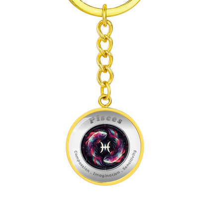 Pisces - Affirmation Keychain - More Than CharmsMore Than Charms
