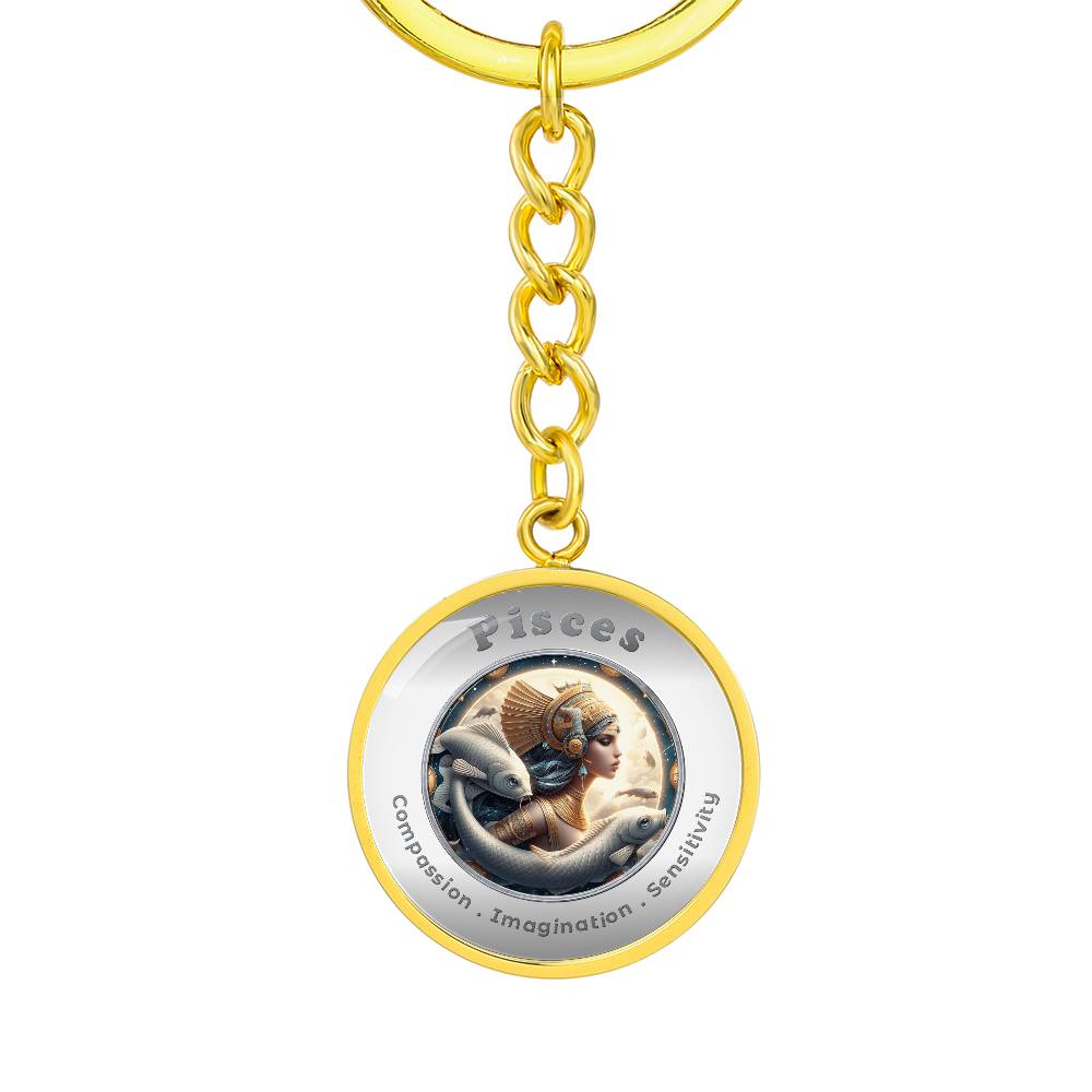 Pisces - Affirmation Keychain - More Than CharmsMore Than Charms