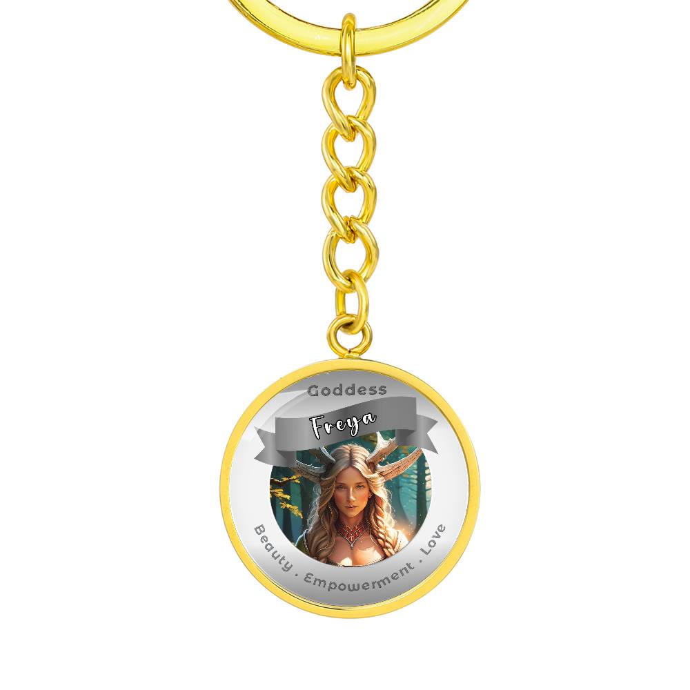 Freya - Affirmation Keychain For Beauty Empowerment Love - More Than CharmsMore Than Charms