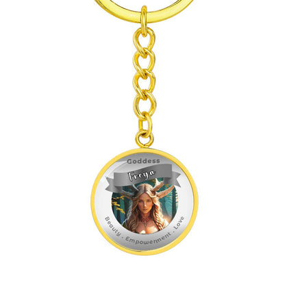 Freya - Affirmation Keychain For Beauty Empowerment Love - More Than CharmsMore Than Charms