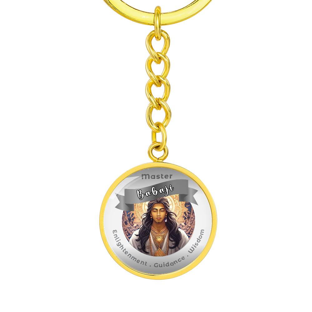 Babaji - Affirmation Keychain For Enlightenment Guidance Wisdom - More Than CharmsMore Than Charms