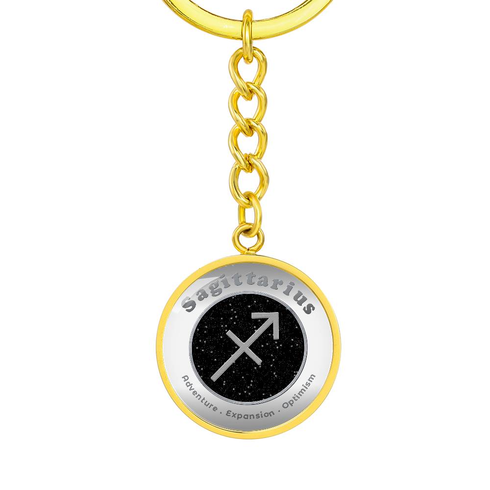 Sagittarius - Affirmation Keychain - More Than CharmsMore Than Charms