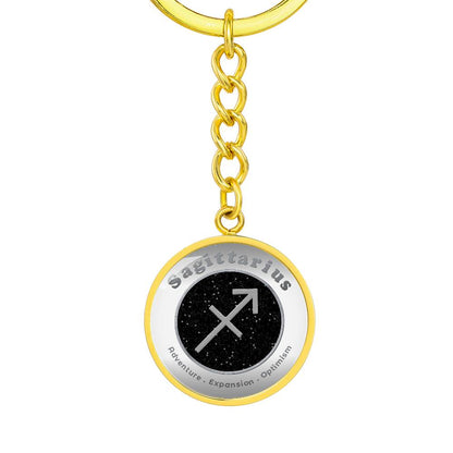 Sagittarius - Affirmation Keychain - More Than CharmsMore Than Charms