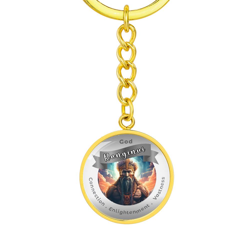 Ranginui- Affirmation Keychain For Connection Enlightenment Vastiness- More Than CharmsMore Than Charms