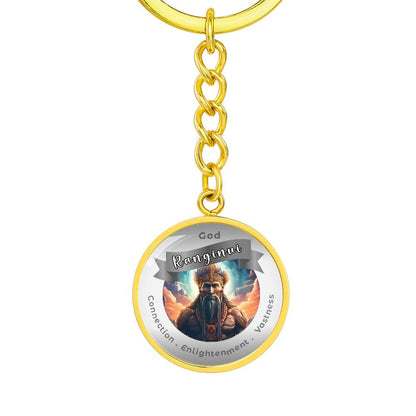 Ranginui- Affirmation Keychain For Connection Enlightenment Vastiness- More Than CharmsMore Than Charms