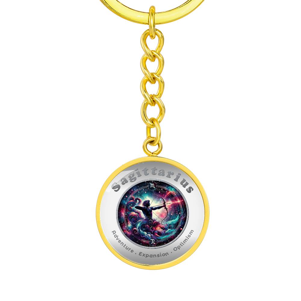 Sagittarius - Affirmation Keychain - More Than CharmsMore Than Charms