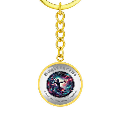 Sagittarius - Affirmation Keychain - More Than CharmsMore Than Charms