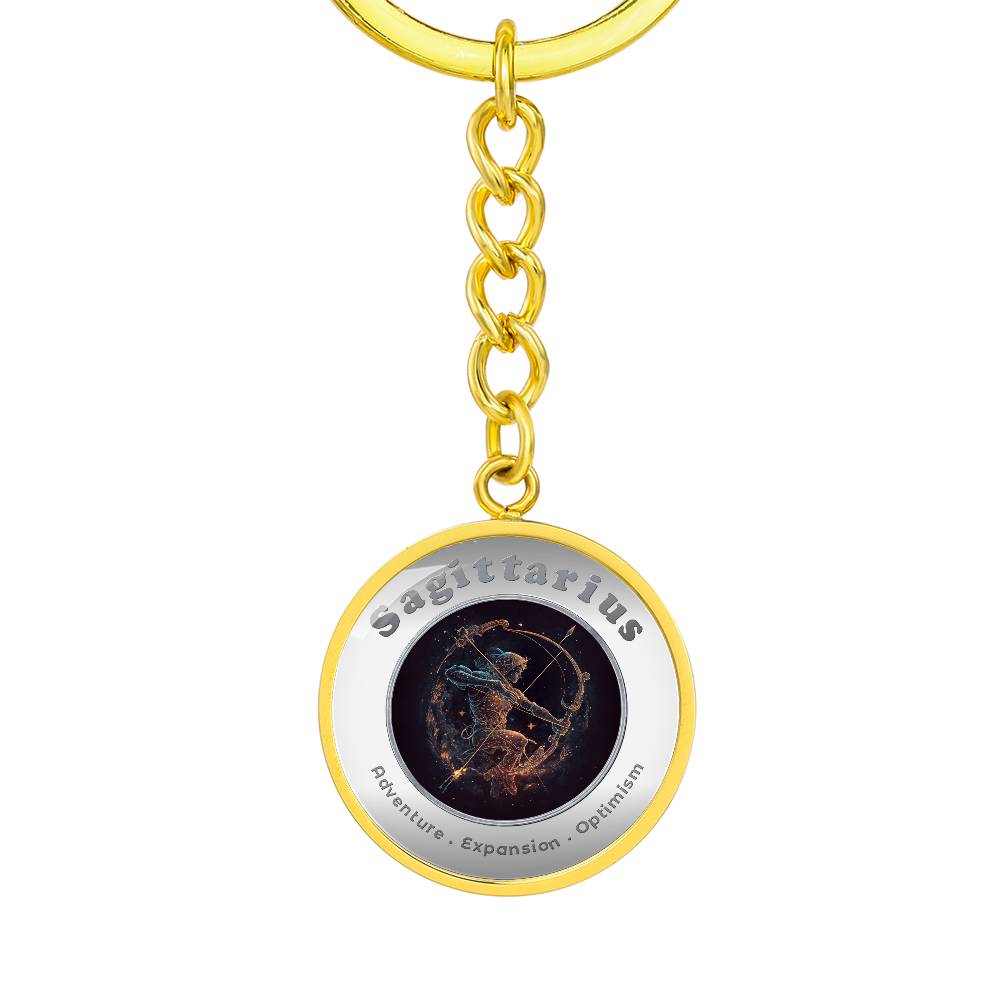 Sagittarius - Affirmation Keychain - More Than CharmsMore Than Charms