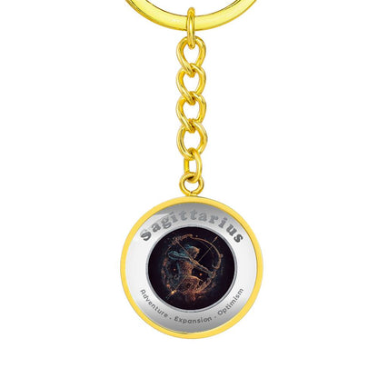 Sagittarius - Affirmation Keychain - More Than CharmsMore Than Charms