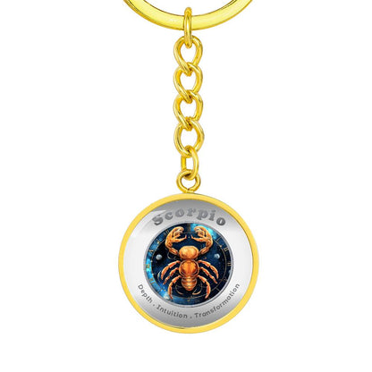Scorpio - Affirmation Keychain - More Than CharmsMore Than Charms