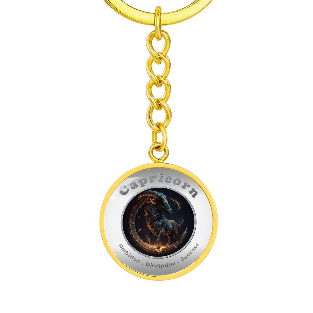 Capricorn - Affirmation Keychain - More Than CharmsMore Than Charms