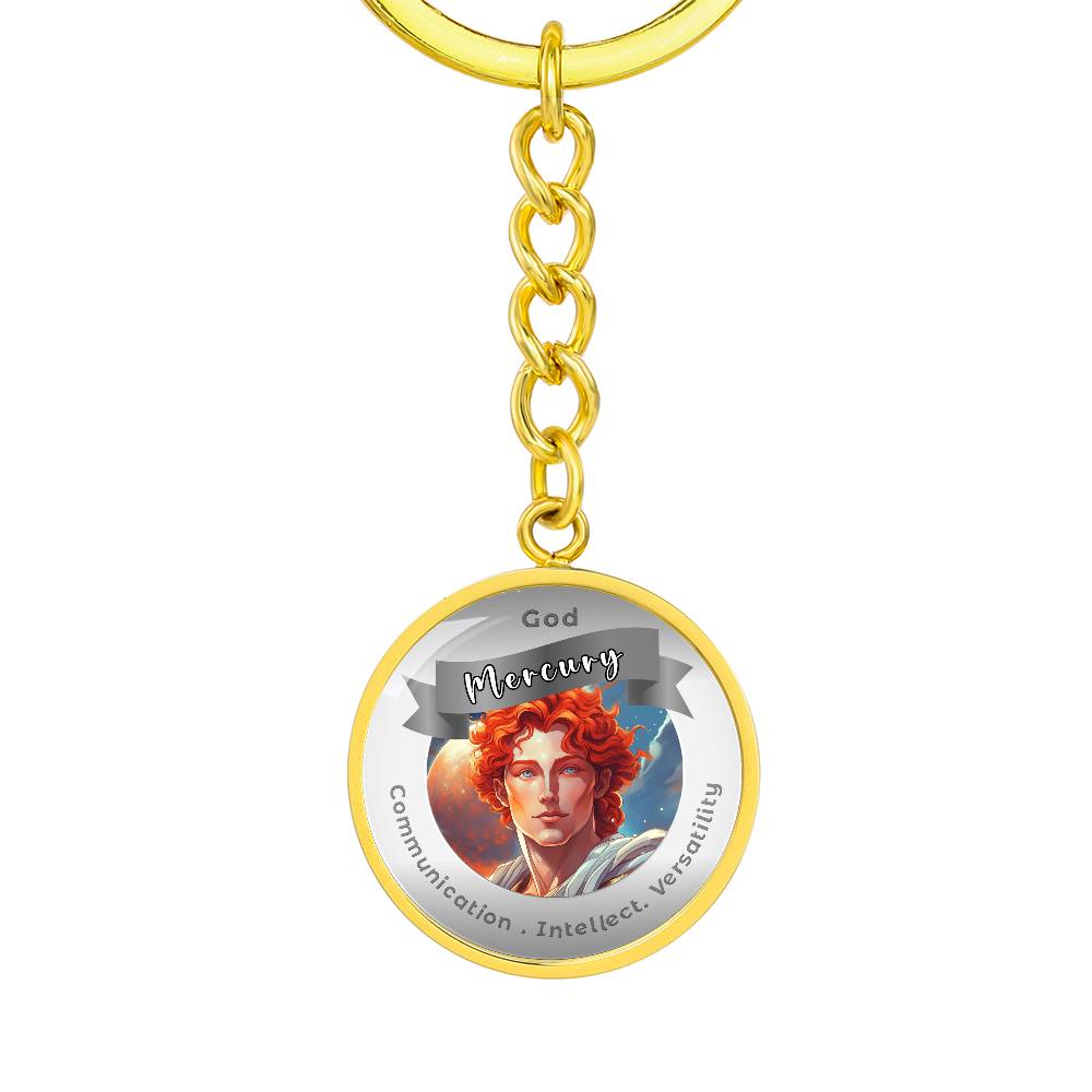 Mercury- Affirmation Keychain For Communication Intellect Versatility - More Than CharmsMore Than Charms