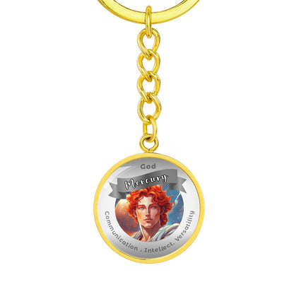 Mercury- Affirmation Keychain For Communication Intellect Versatility - More Than CharmsMore Than Charms