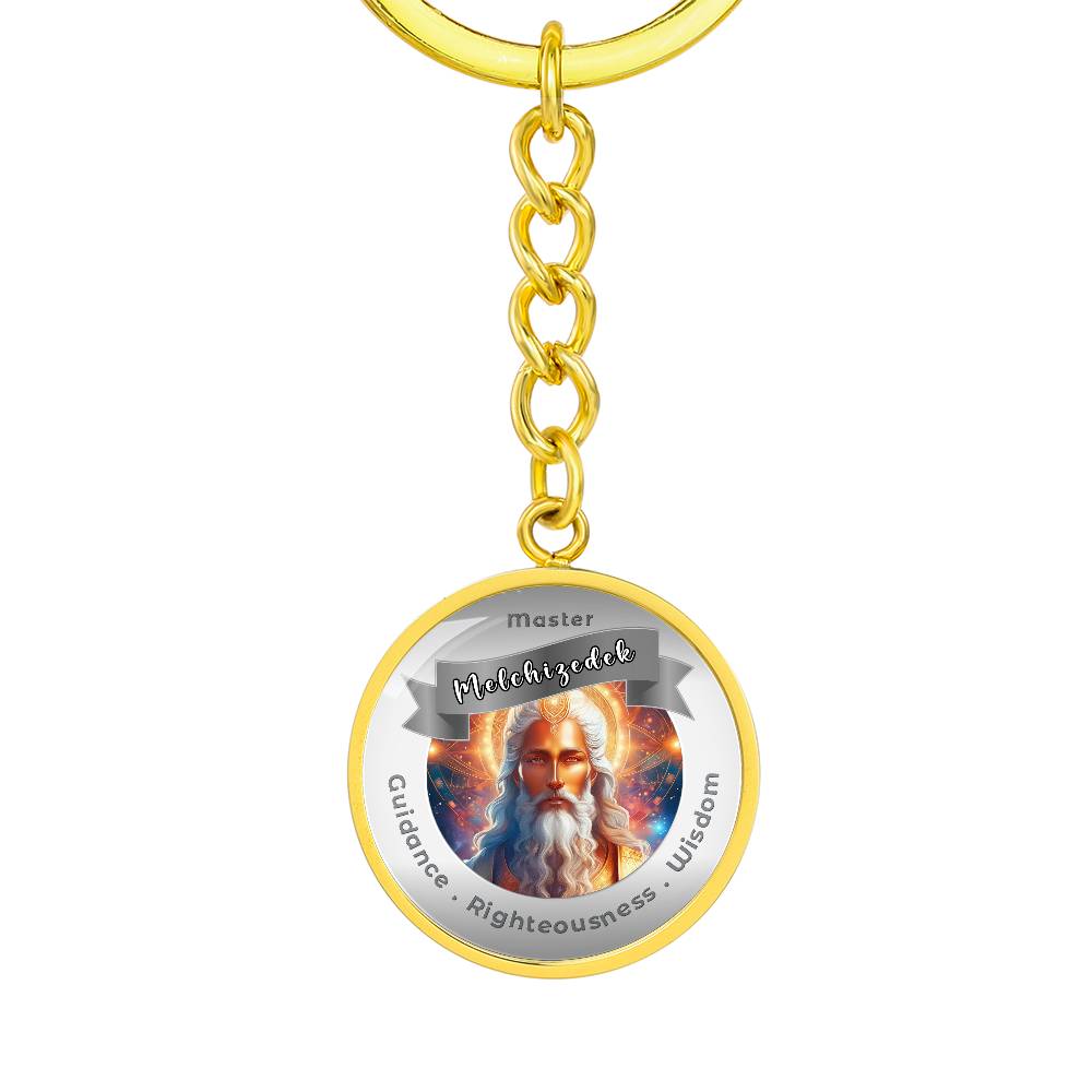 Melchizedek - Affirmation Keychain For Guidance, Righteousness & Wisdom - More Than CharmsMore Than Charms