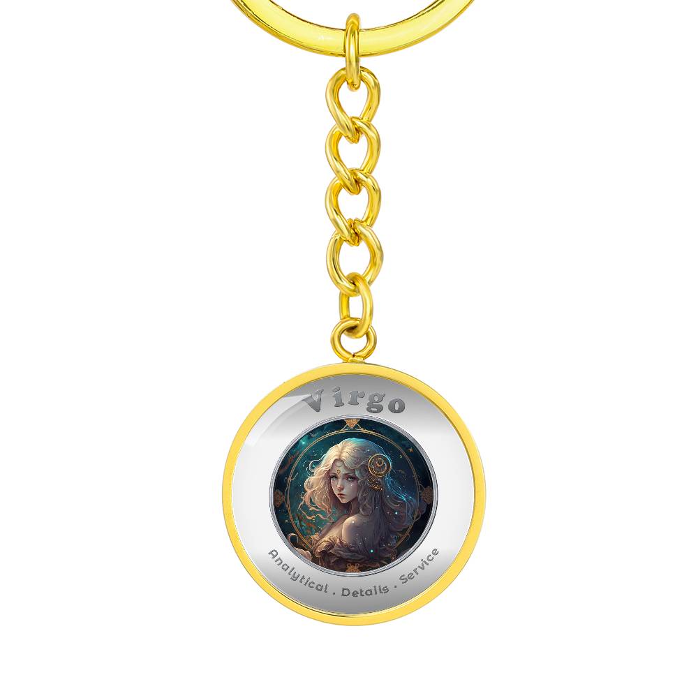 Virgo- Affirmation Keychain - More Than CharmsMore Than Charms