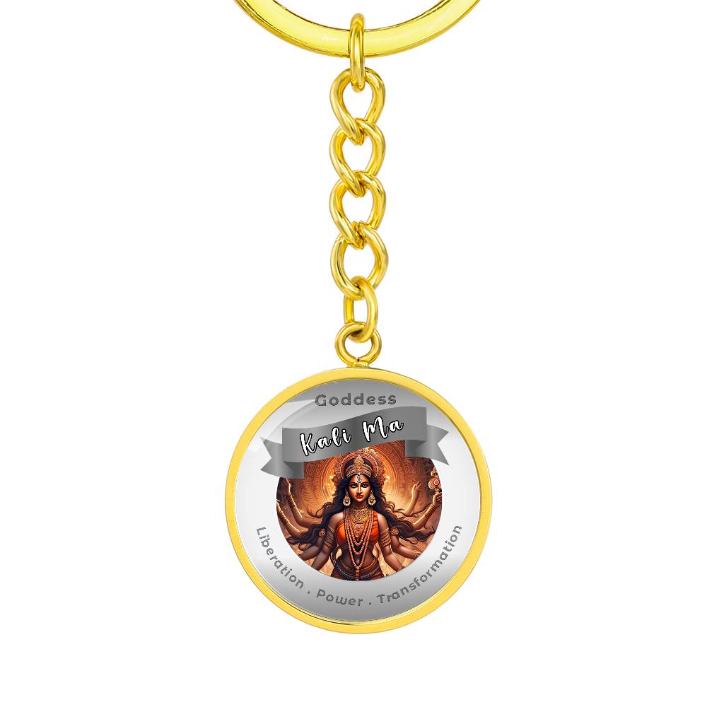 Goddess Kali - Affirmation Keychain For Liberation Power Transformation- More Than CharmsMore Than Charms