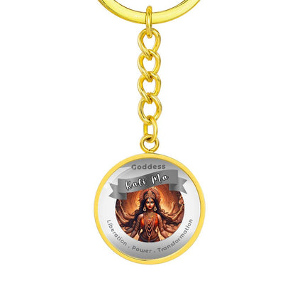 Goddess Kali - Affirmation Keychain For Liberation Power Transformation- More Than CharmsMore Than Charms