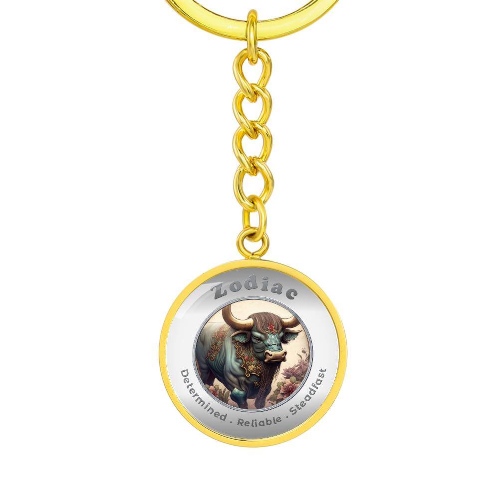 Ox - Chinese Zodiac - Affirmation Keychain - More Than CharmsMore Than Charms
