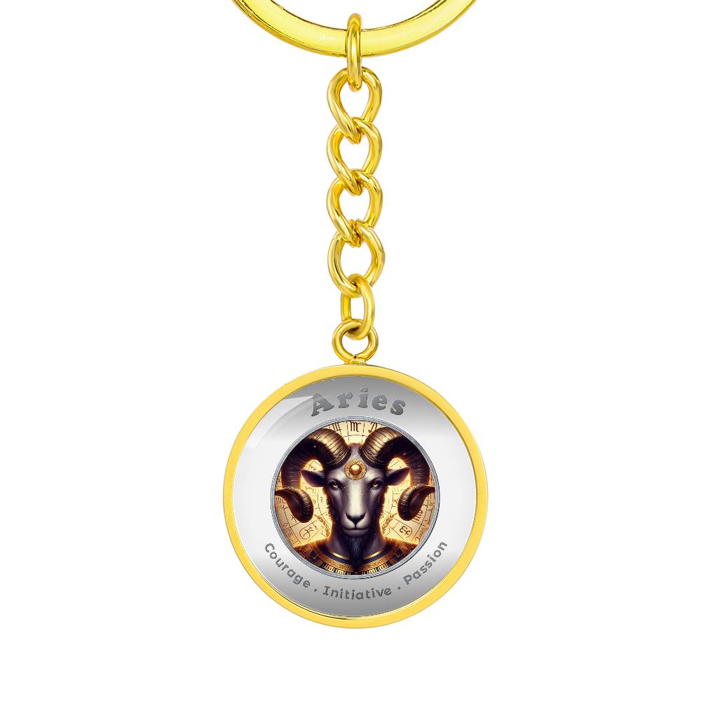 Aries - Affirmation Keychain - More Than CharmsMore Than Charms