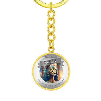 Basket - Affirmation Keychain For Joy Nurturing Protection- More Than CharmsMore Than Charms