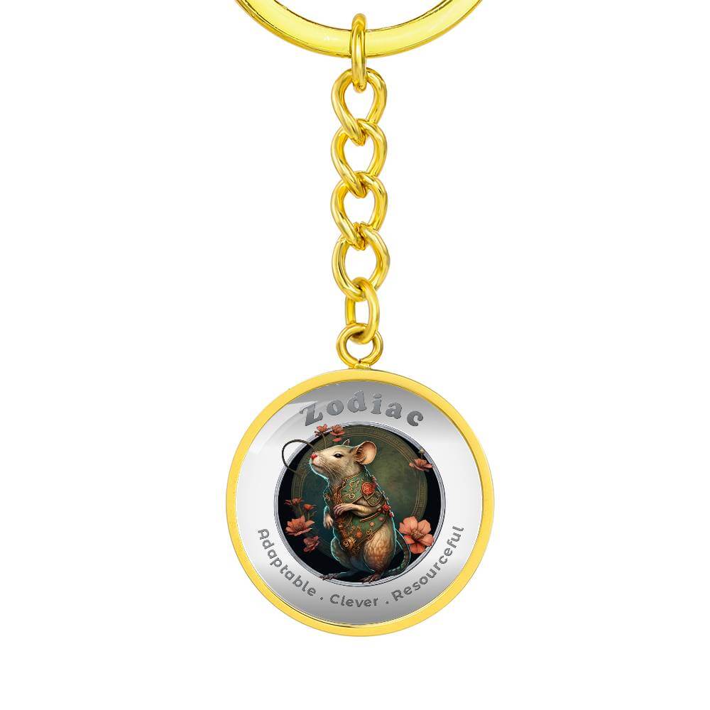 Rat- Chinese Zodiac - Affirmation Keychain - More Than CharmsMore Than Charms