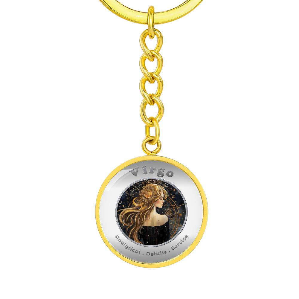 Virgo - Affirmation Keychain - More Than CharmsMore Than Charms