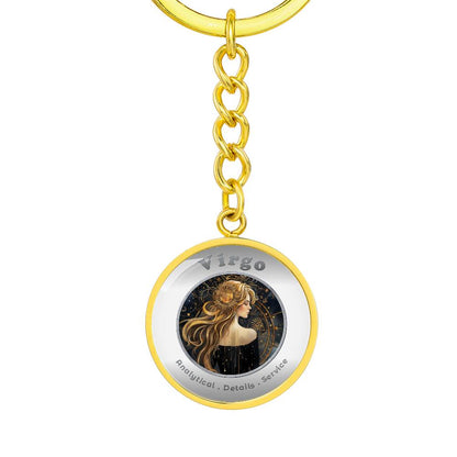 Virgo - Affirmation Keychain - More Than CharmsMore Than Charms