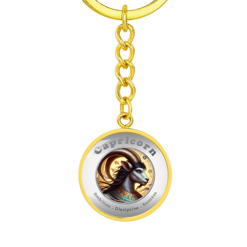 Capricorn - Affirmation Keychain - More Than CharmsMore Than Charms