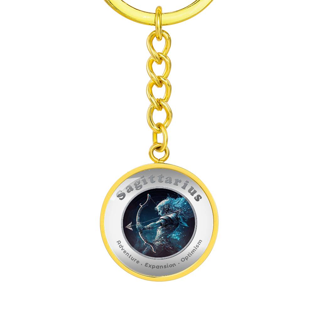 Sagittarius - Affirmation Keychain - More Than CharmsMore Than Charms