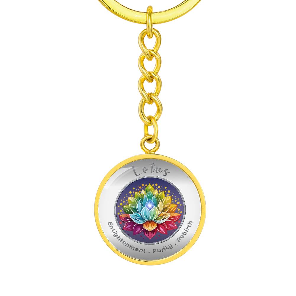 Lotus - Affirmation Keychain - More Than CharmsMore Than Charms