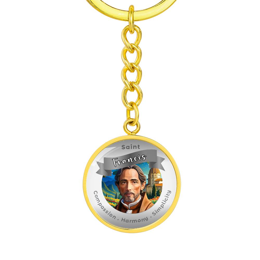 Saint Francisis - Affirmation Keychain - More Than CharmsMore Than Charms