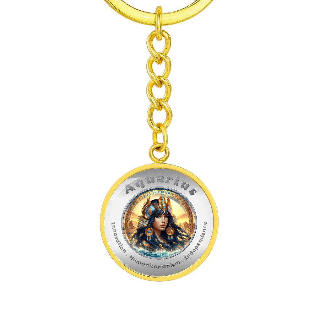 Aquarius - Affirmation Keychain - More Than CharmsMore Than Charms