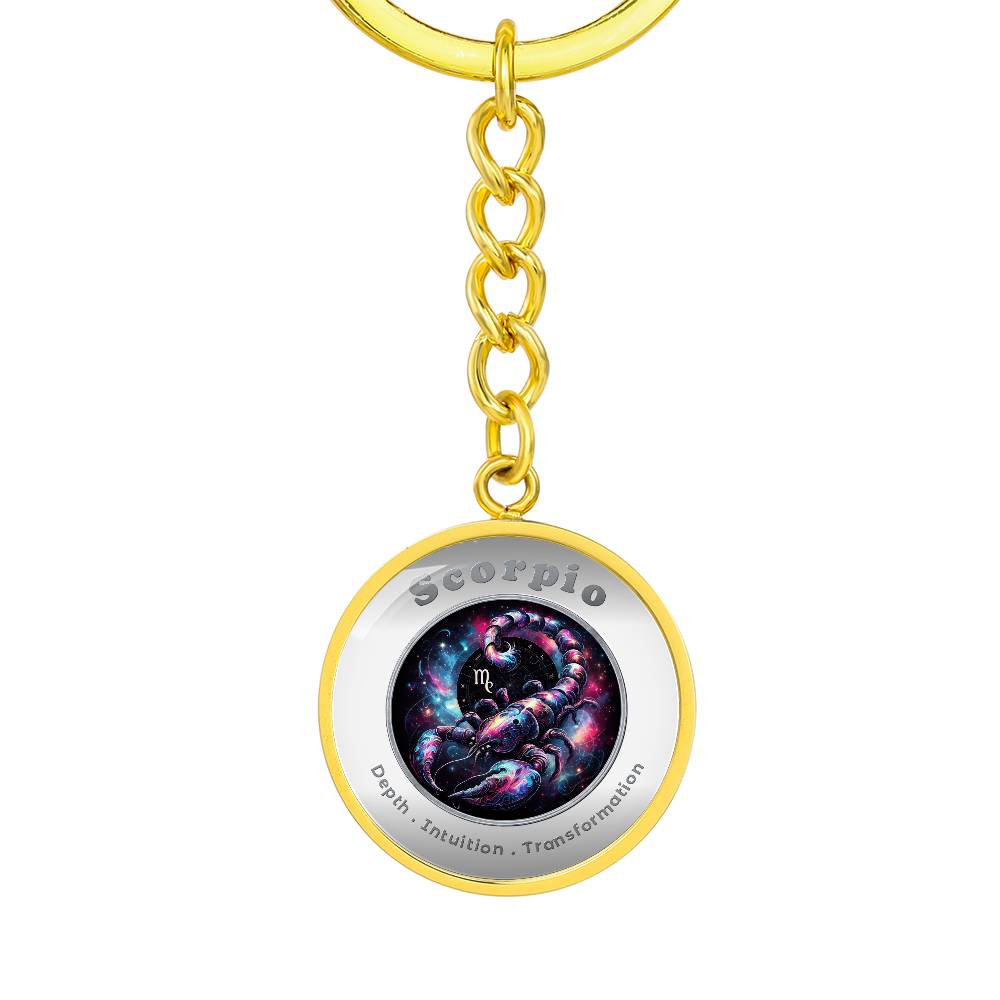 Scorpio- Affirmation Keychain - More Than CharmsMore Than Charms