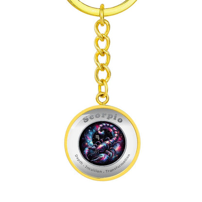 Scorpio- Affirmation Keychain - More Than CharmsMore Than Charms