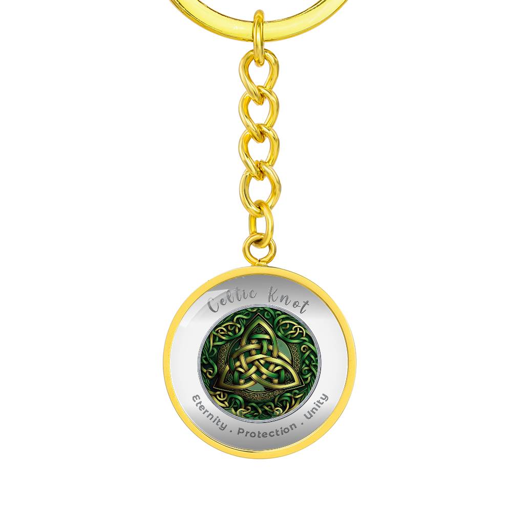 Celtic Knot - Affirmation Keychain - More Than CharmsMore Than Charms